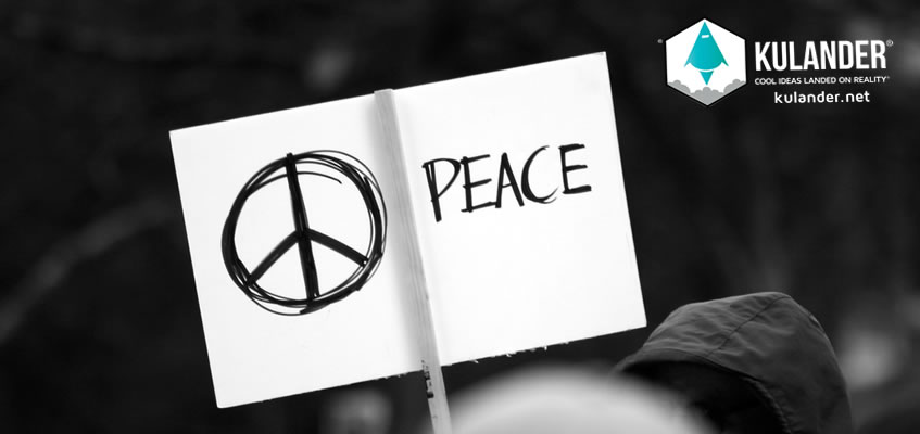El diseño detrás de la creación del símbolo de la paz
